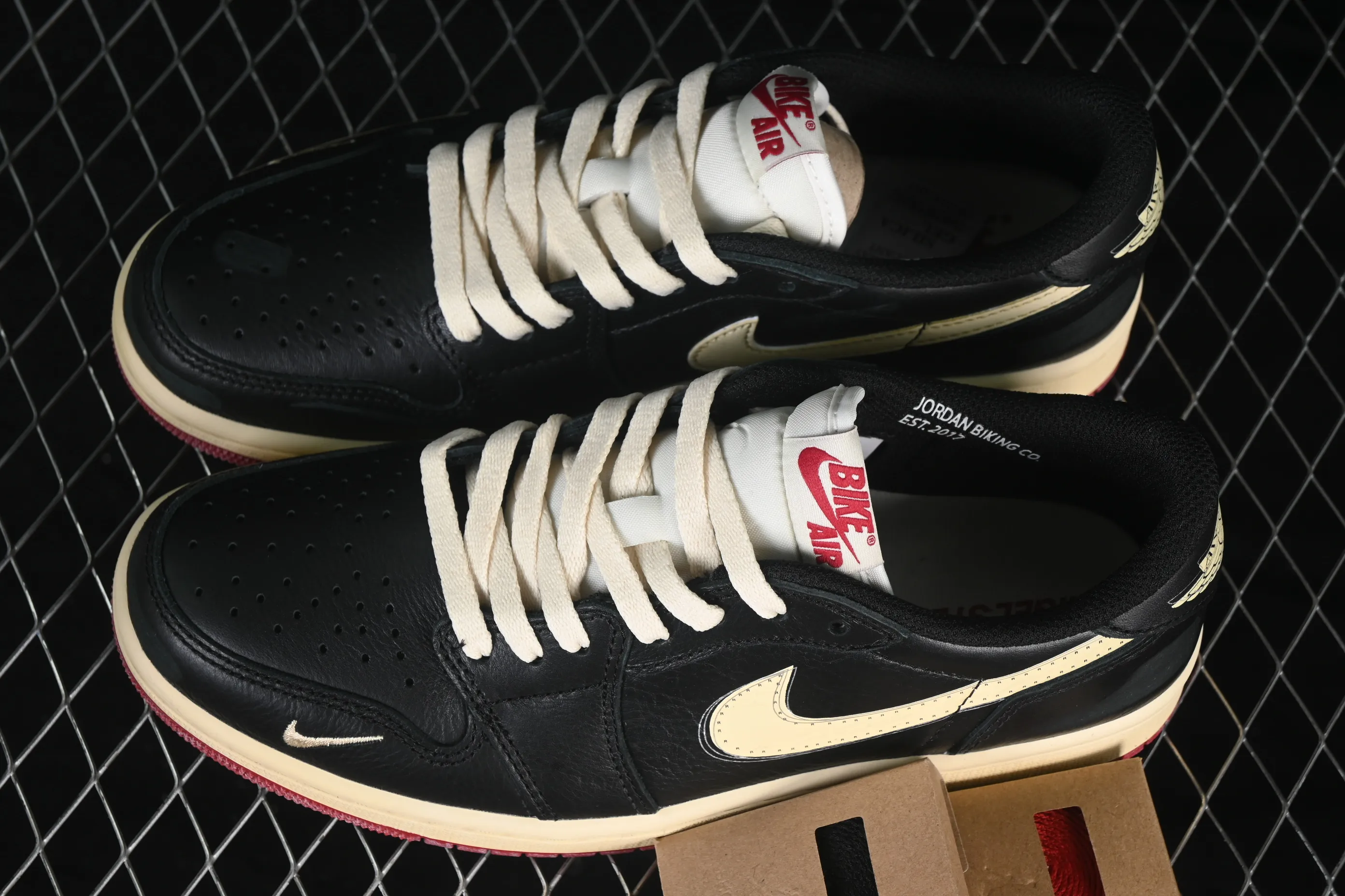 All categories Air Jordan Jordan series basketball shoes Air Jordan 1 Low G version pure original Nigel Sylvester x Air Jordan 1 Low AJ1 Joe 1 joint low-top cultural casual sneakers IB8958-001